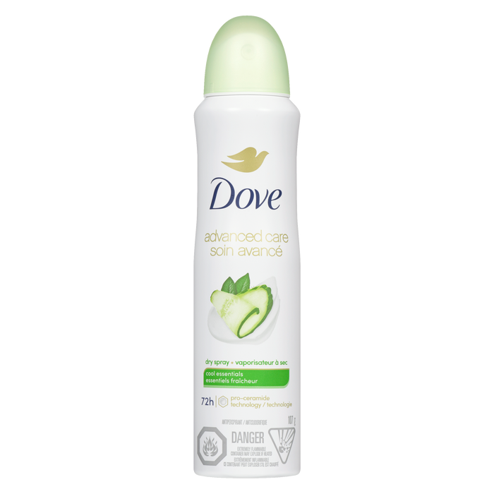 Dove Advanced Care Dry Spray Antiperspirant Cool Essentials 107 g