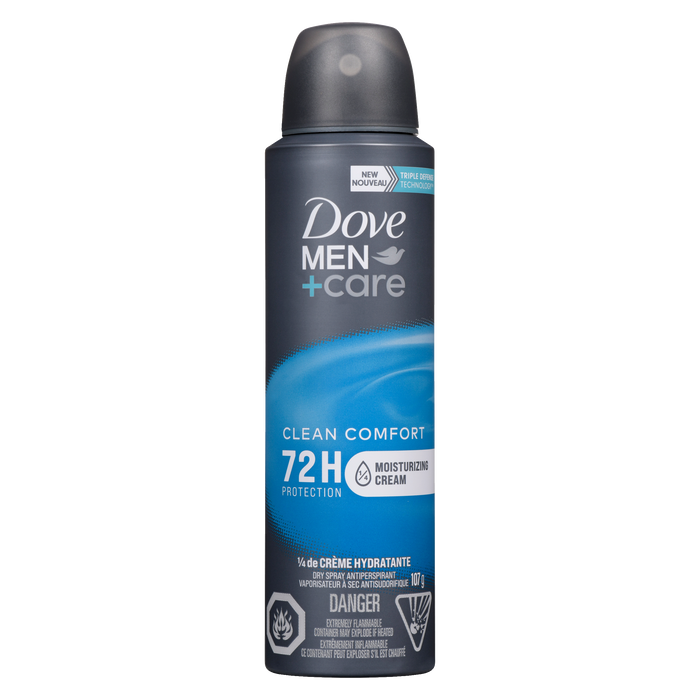 Dove Men+Care Dry Spray Antiperspirant Clean Comfort 107 g