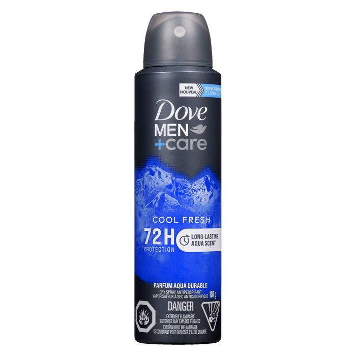 Spray anti-transpirant sec Dove Men+Care Cool Fresh 107 g