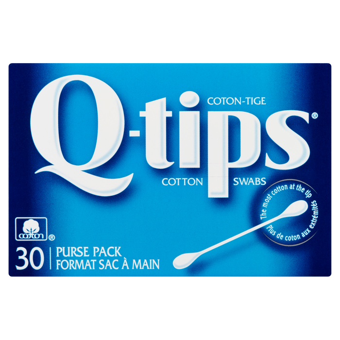 Q-tips Purse Pack 30 Cotton Swabs