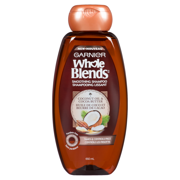 Garnier Whole Blends Smoothing Shampoo Coconut Oil & Cocoa Butter 650 ml