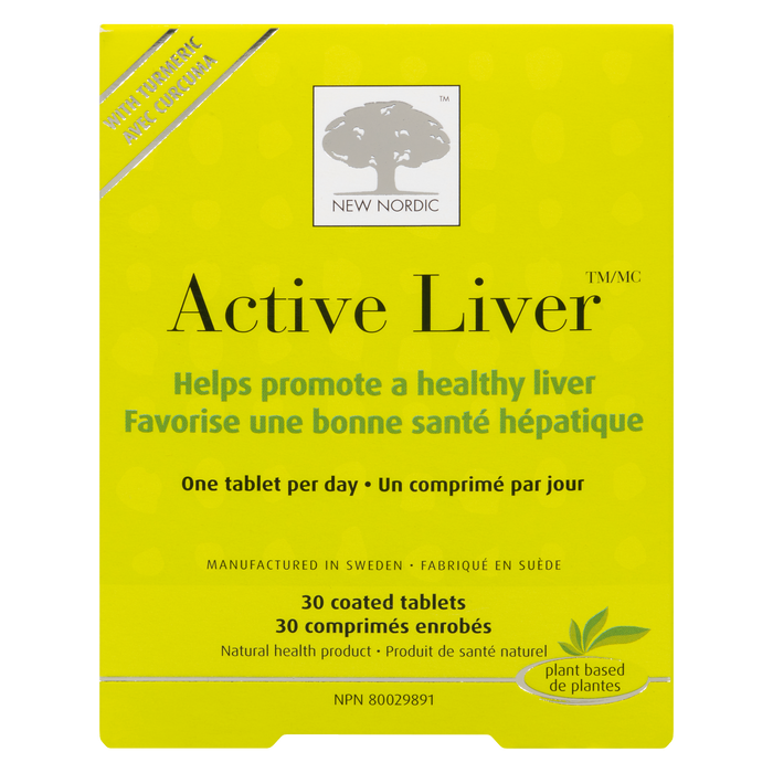 New Nordic Active Liver 30 comprimés enrobés