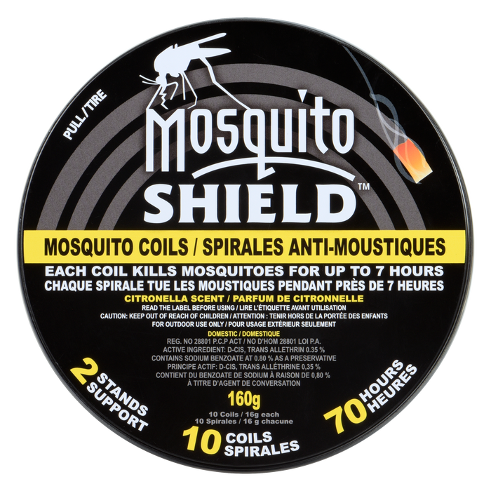 Mosquito Shield Mosquito Coils Citronella Scent 10 Coils x 16 g (160 g)