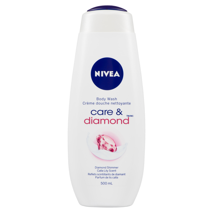 Gel douche NIVEA Care &amp; Diamond Diamond Shimmer Parfum Calla Lily 500 ml