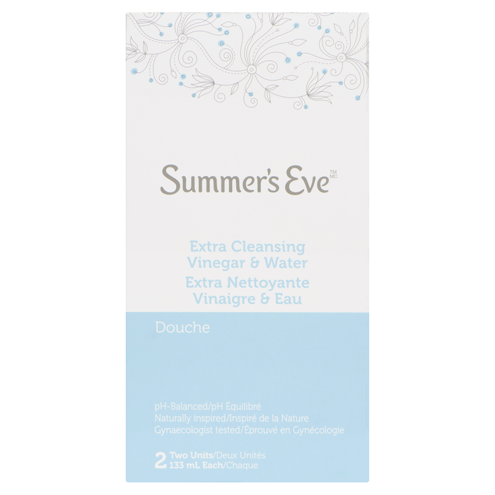 Summer's Eve Extra Cleansing Vinegar & Water Douche 2 Units x 133 ml