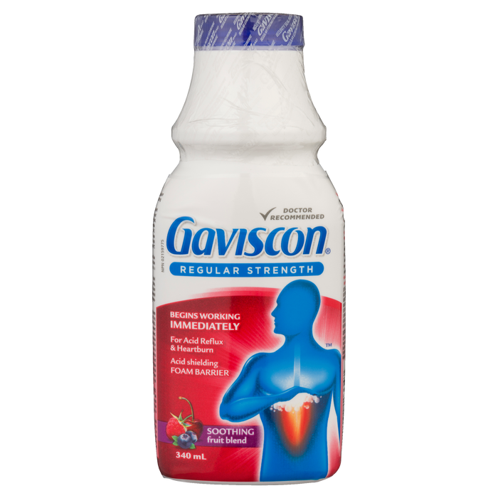 Gaviscon Mélange de fruits apaisants à concentration régulière 340 ml