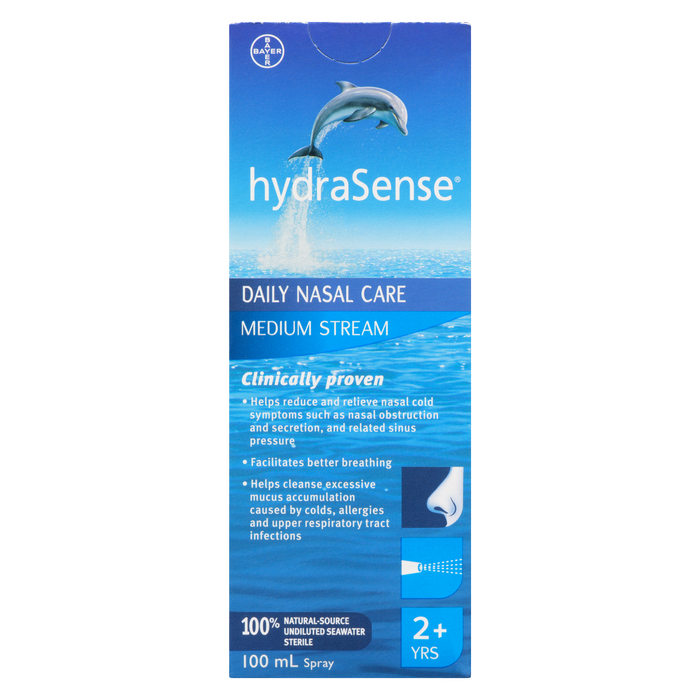 HydraSense Soin Nasal Quotidien Jet Moyen 2+ Ans 100 ml