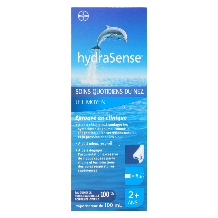 HydraSense Soin Nasal Quotidien Jet Moyen 2+ Ans 100 ml