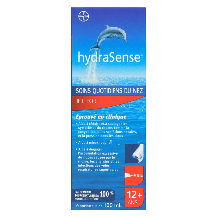 HydraSense Soin Nasal Quotidien Jet Complet 12+ Ans 100 ml