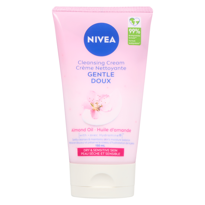 NIVEA Gentle Cleansing Cream Almond Oil Dry & Sensitive Skin 150 ml