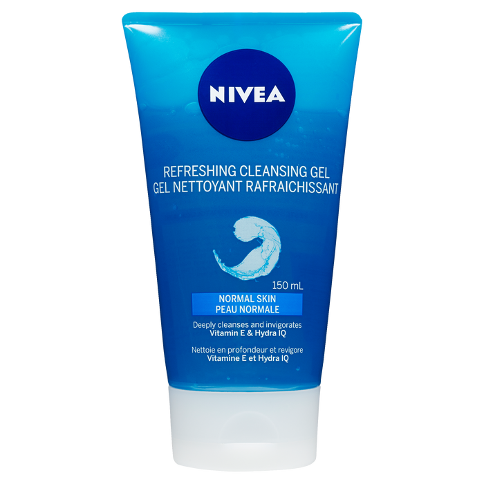 Gel nettoyant rafraîchissant à la vitamine E et à l'hydra IQ de NIVEA 150 ml