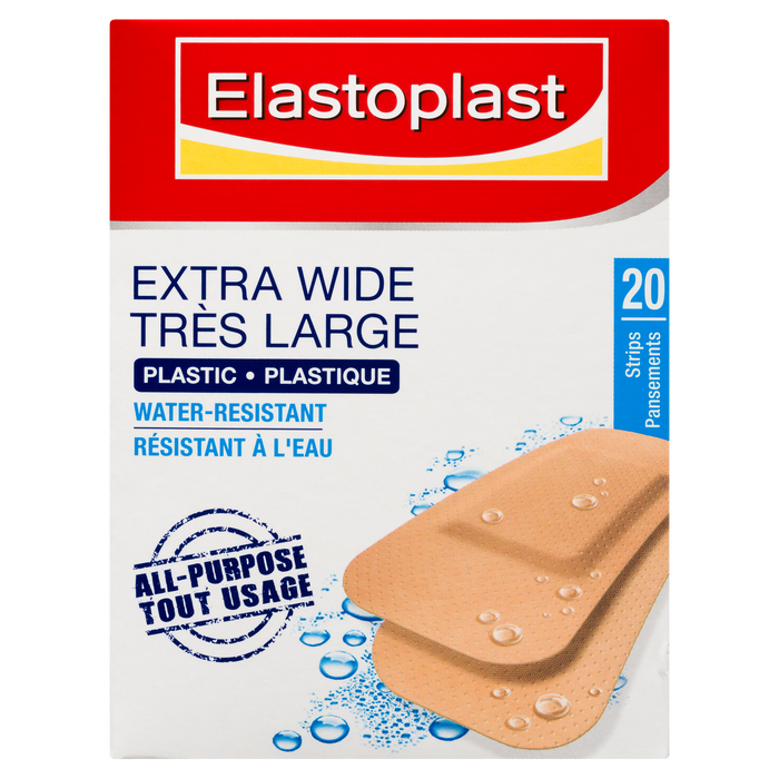 Bandes plastiques extra larges Elastoplast 20