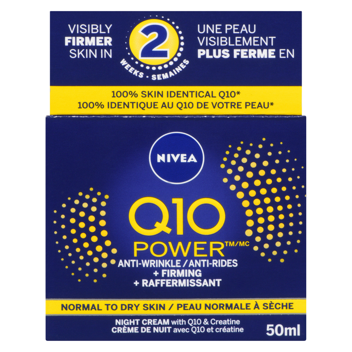 NIVEA Q10 Power Night Cream Anti-Wrinkle + Firming Normal to Dry Skin 50 ml