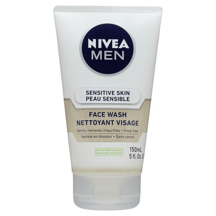 Nettoyant visage pour peau sensible NIVEA Men 150 ml