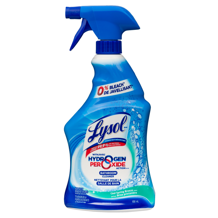 Lysol Disinfectant Bathroom Cleaner Cool Spring Breeze Scent 650 ml