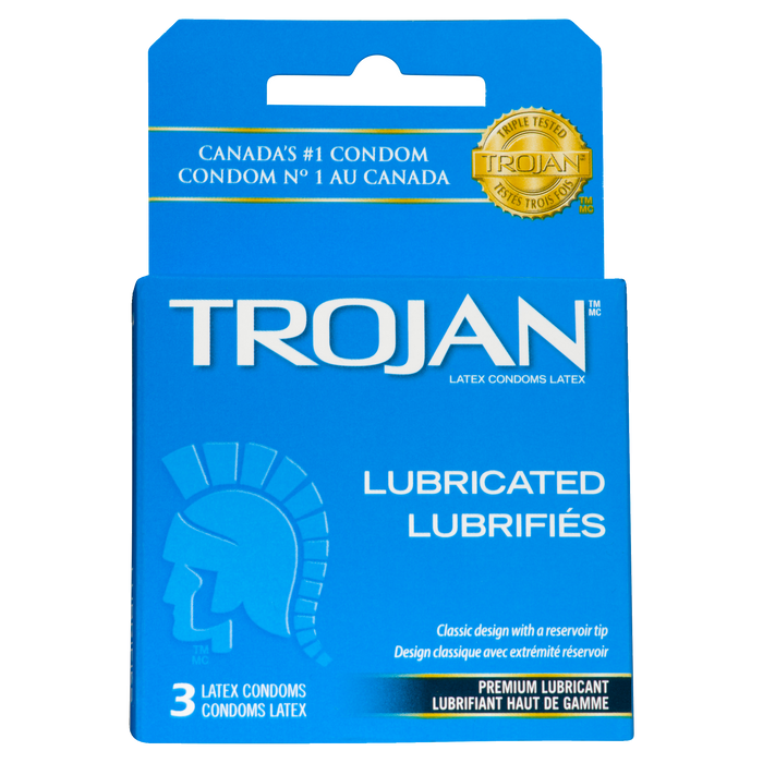 Trojan Lubricated 3 Latex Condoms