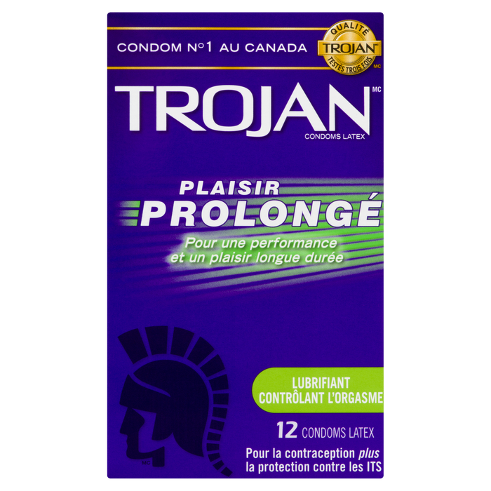 Trojan Extended Pleasure Latex Condoms 12 Latex Condoms