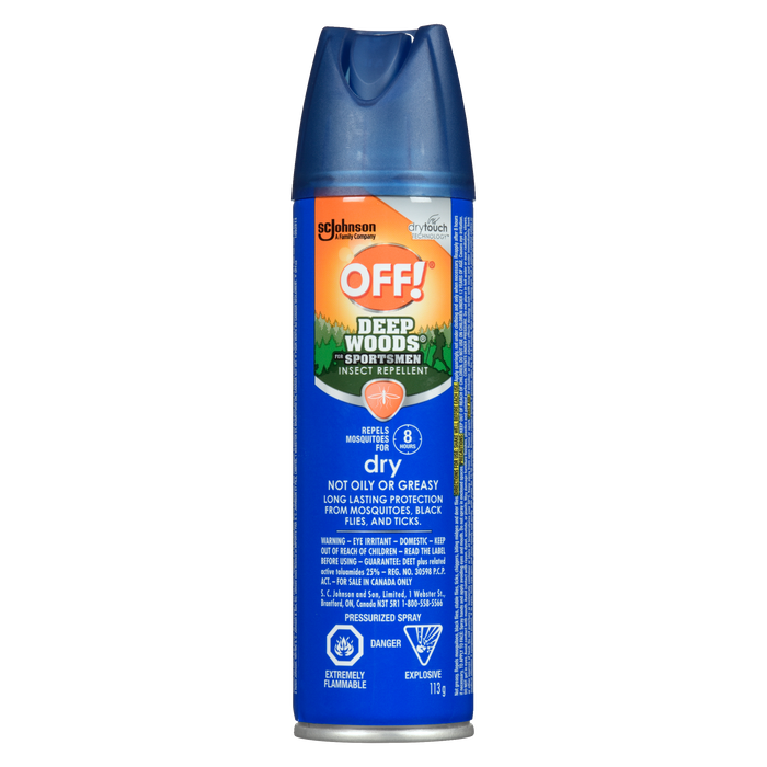 OFF! Répulsif anti-insectes pour sportifs Deep Woods Dry 113 g