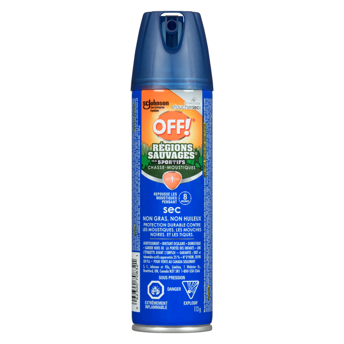 OFF! Répulsif anti-insectes pour sportifs Deep Woods Dry 113 g