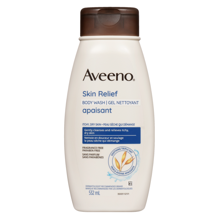 Gel douche apaisant pour la peau Aveeno 532 ml