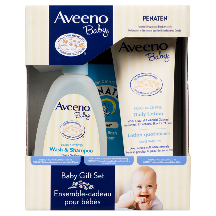 Coffret cadeau pour bébé Aveeno Baby