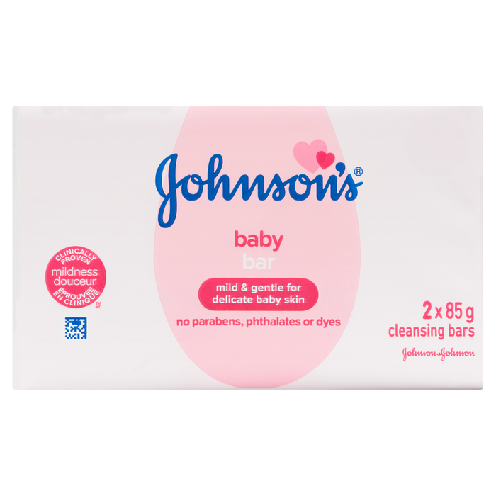 Johnson's Bar Baby 2 Cleansing Bars x 85 g