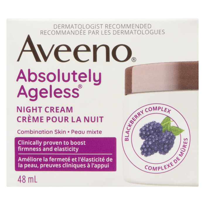 Crème de nuit Aveeno Absolutely Ageless 48 ml