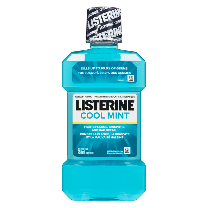 Bain de bouche antiseptique Listerine Menthe fraîche 250 ml