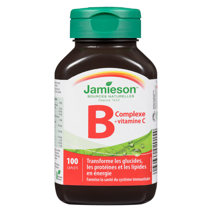 Jamieson B Complex + Vitamine C 100 gélules