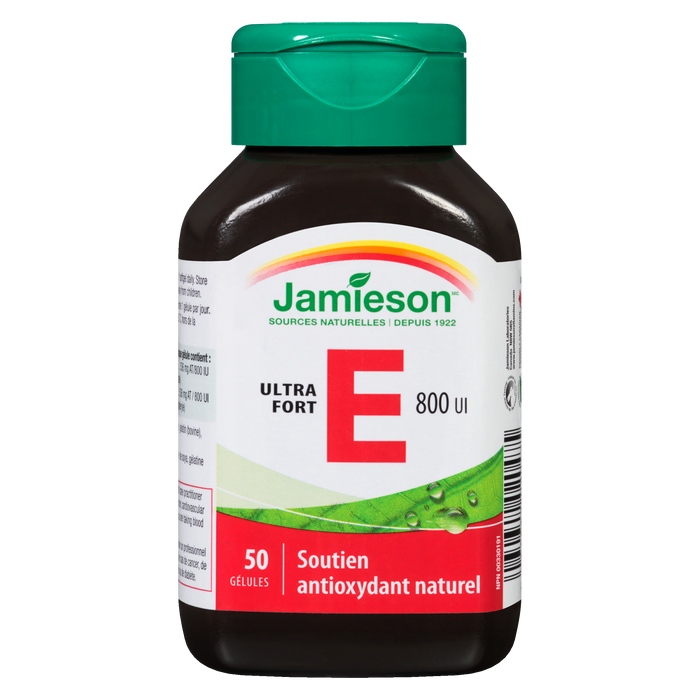 Jamieson E Ultra Strength 800 UI 50 gélules