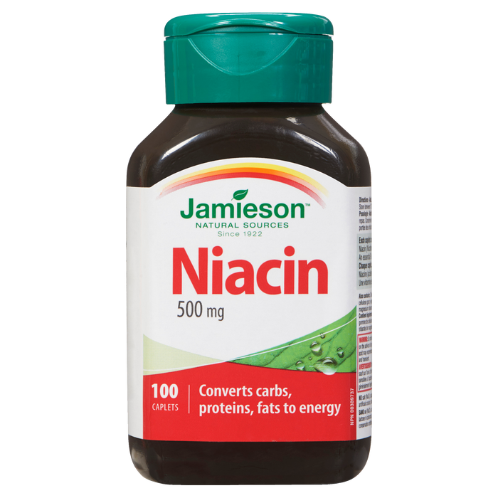 Jamieson Niacine 500 mg 100 Caplets