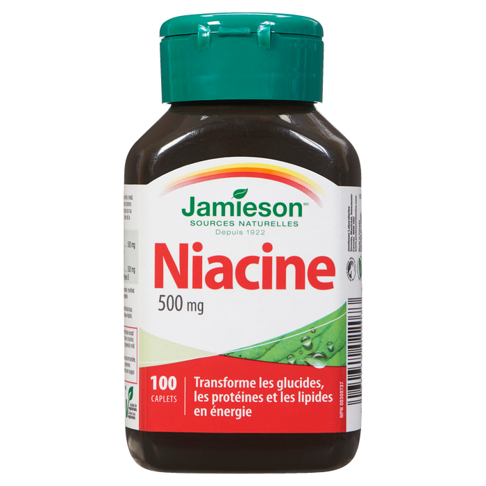 Jamieson Niacine 500 mg 100 Caplets