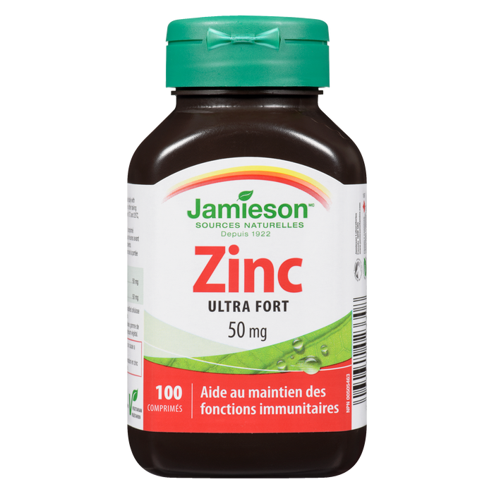 Jamieson Zinc Ultra Strength 50 mg 100 Tablets