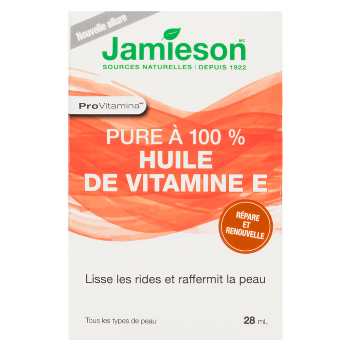 Jamieson ProVitamina 100% Pure Vitamin E Oil All Skin Types 28 ml