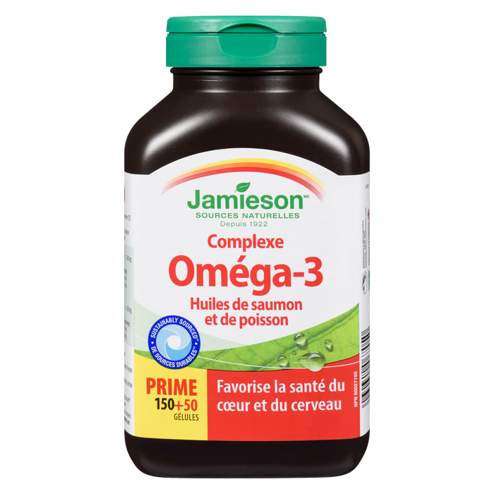 Jamieson Salmon & Fish Oil Bonus 150+50 Softgels