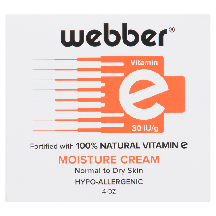 Webber Vitamin E 30 IU/g Moisture Cream 120 ml