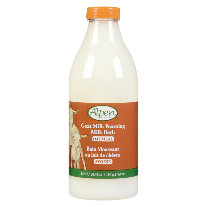 Alpen Secrets Goat Milk Foaming Milk Bath Oatmeal 850 ml