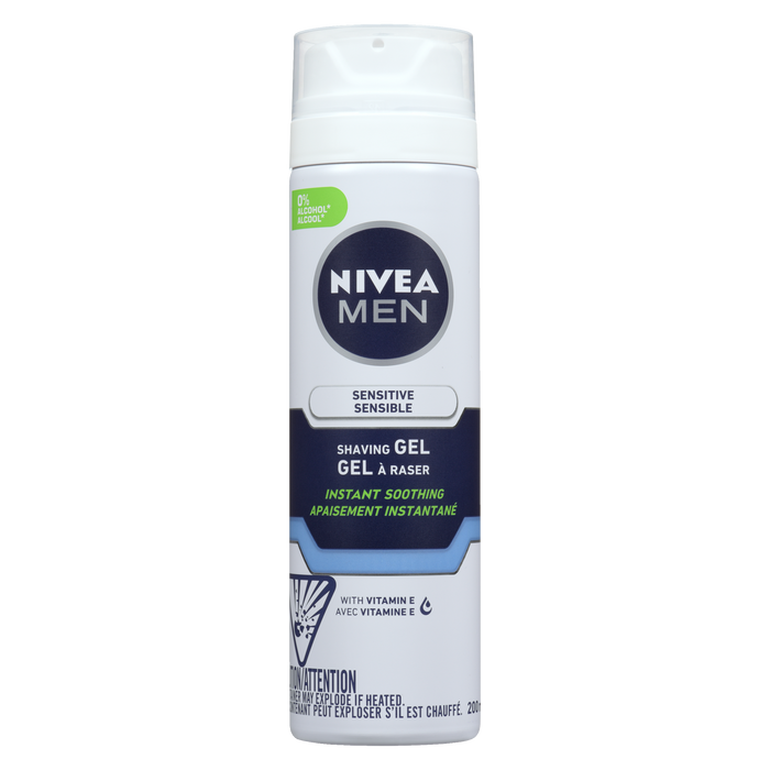 Gel de rasage NIVEA Men Sensitive 200 ml