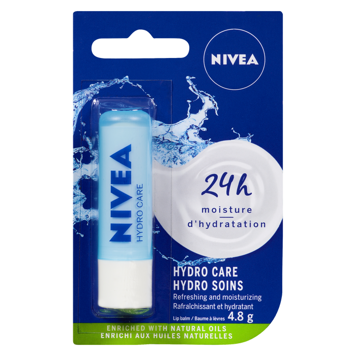 Baume à lèvres NIVEA Caring Hydro Care 4,8 g