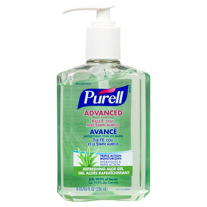 Gel rafraîchissant à l'aloès pour les mains Purell Advanced 236 ml