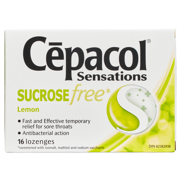 Cēpacol Sensations Lemon 16 Lozenges