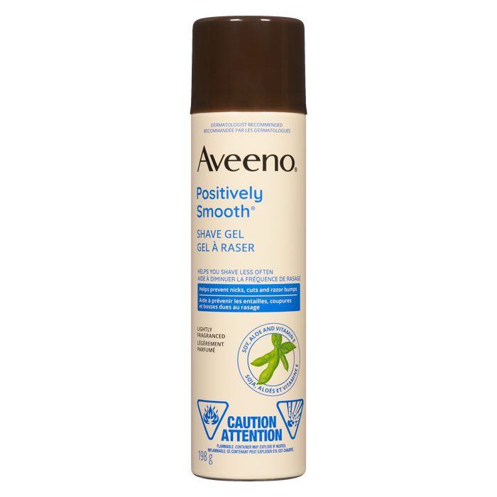 Aveeno Positively Smooth Shave Gel 198 g