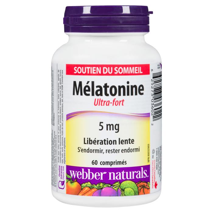 Webber Naturals Sleep Support Melatonin 5 mg 60 Tablets