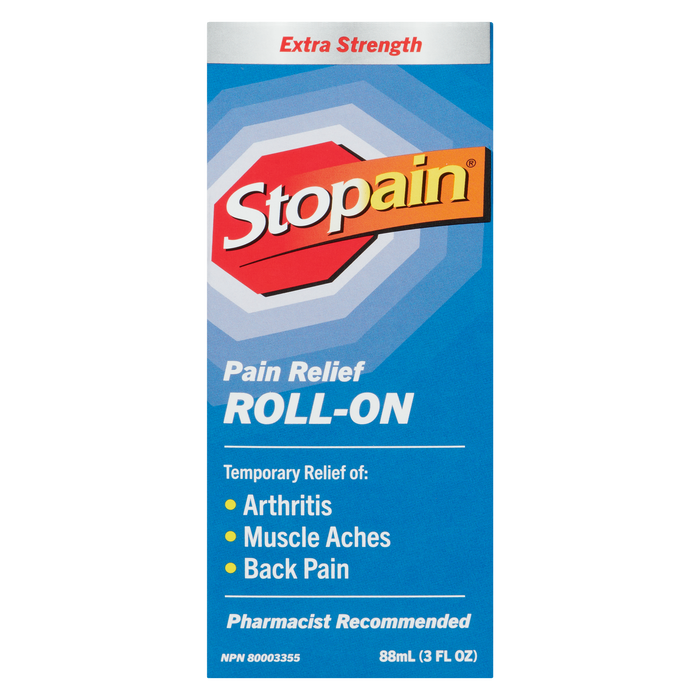 Stopain Pain Relief Roll-On Extra Strength 88 ml