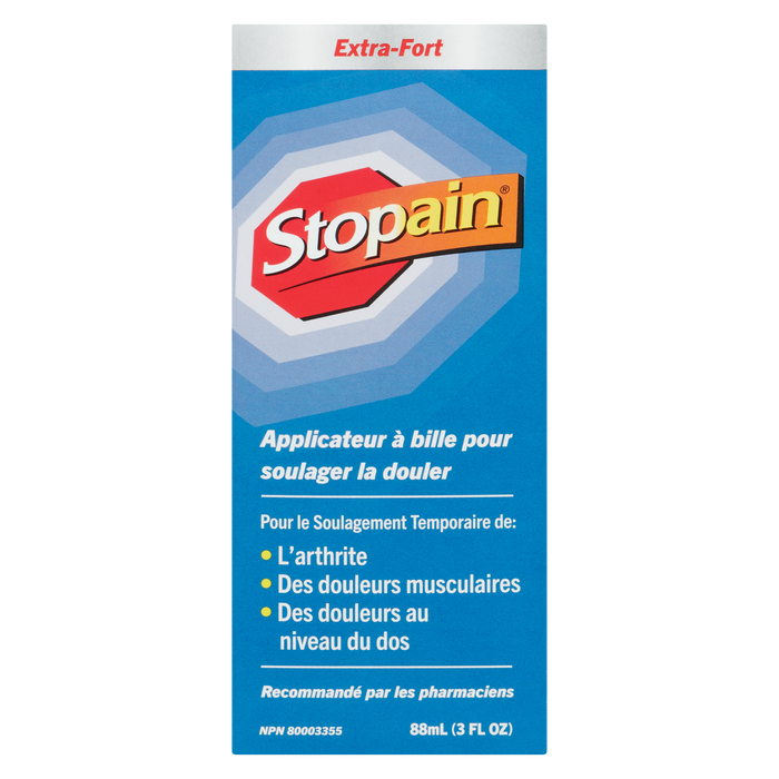 Stopain Pain Relief Roll-On Extra Strength 88 ml