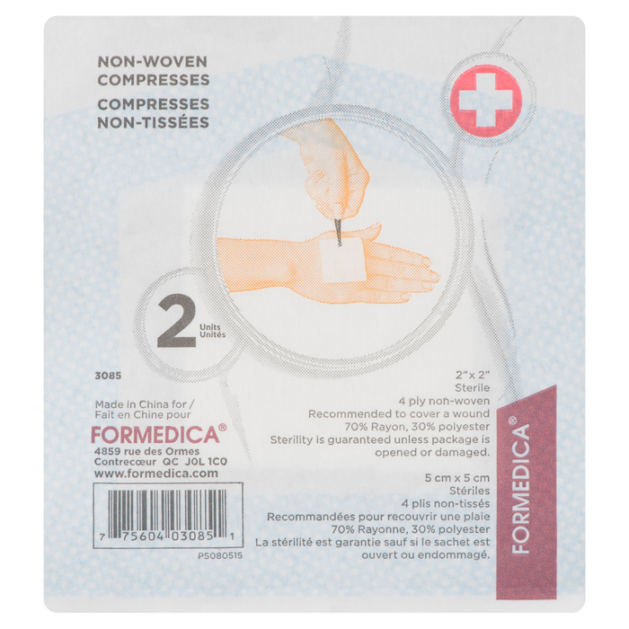 Formedica Non-Woven Compresses 3085 2 Units