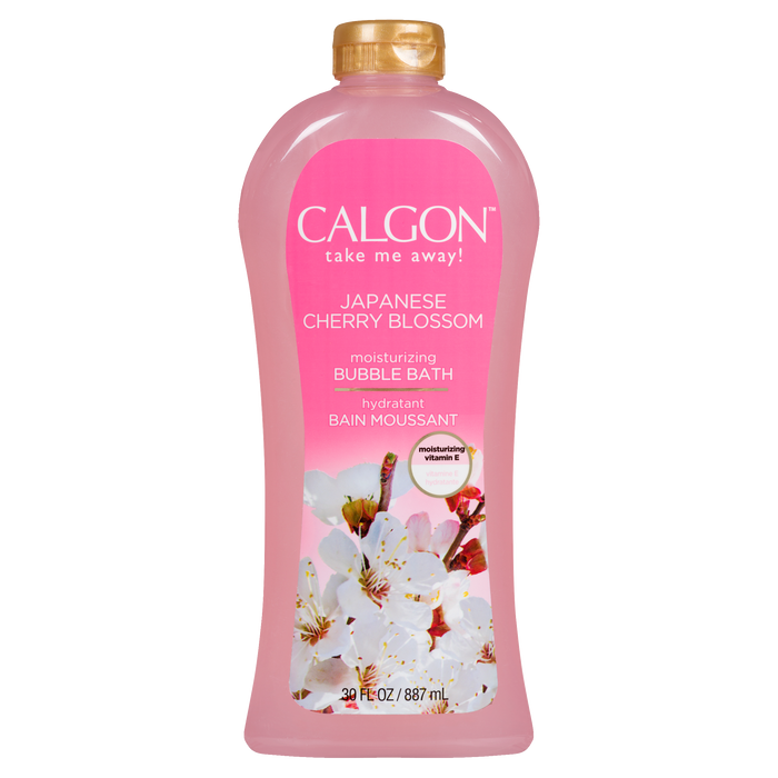 Calgon Moisturizing Bubble Bath Japanese Cherry Blossom 887 ml