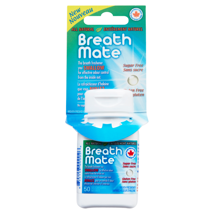 Breath Mate Breath Freshener 50 Gel Capsules