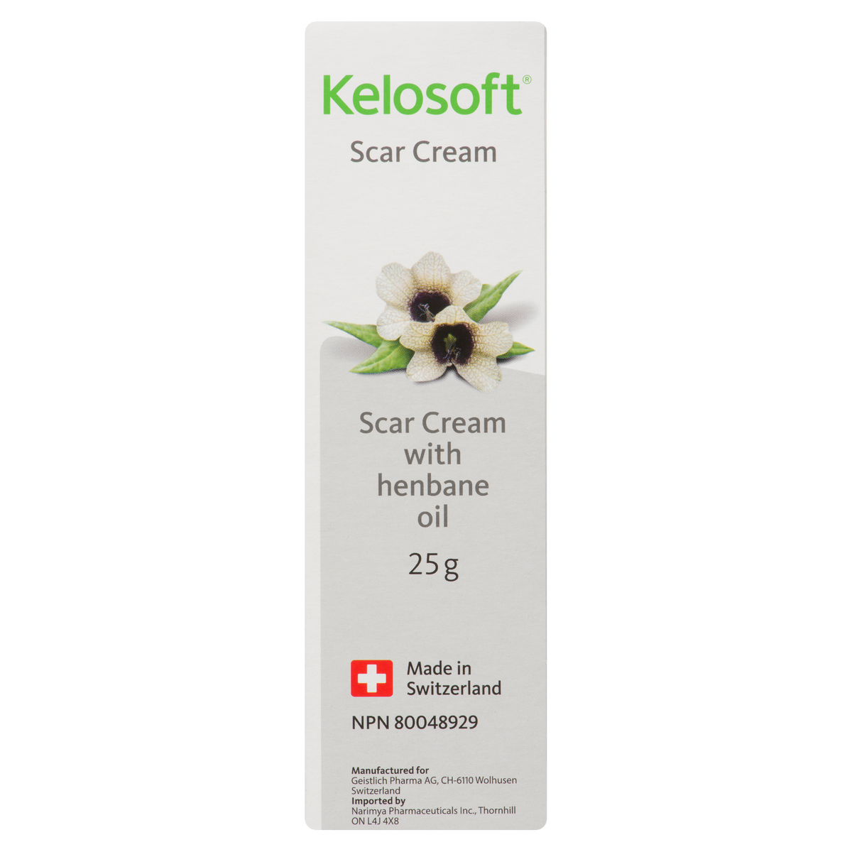 Kelosoft Scar Cream with Henbane Oil 25 g — GreenShield Pharmacy