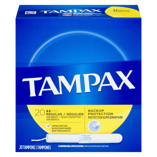 Tampons réguliers non parfumés Tampax